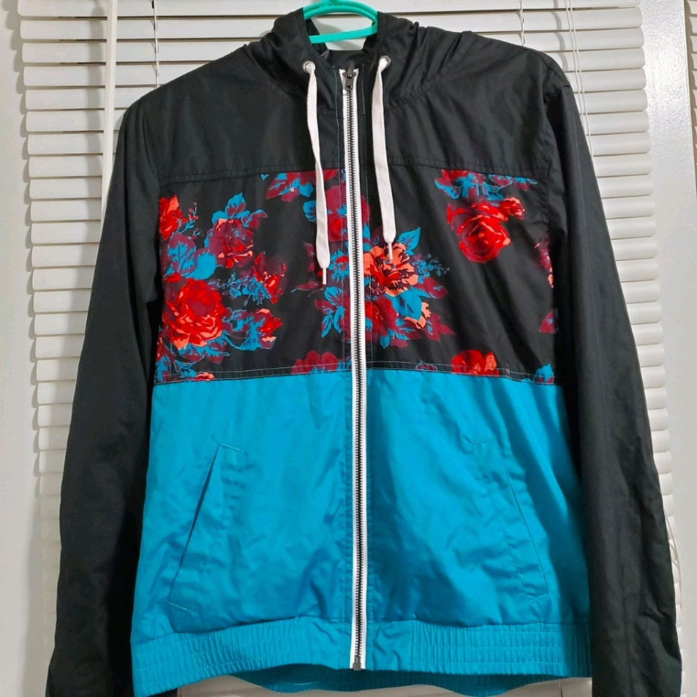Juniors Slim Fit Emp Cyre Windbreaker Red / Blue